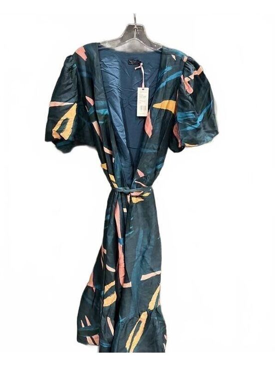 Vineyard Vines Dresses & Skirts - Vineyard Vines Marta's Vineyard Blue Silk Blend Printed Wrap Dress S